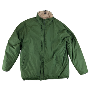 British Army Reversible Thermal Olive Green / Tan Quilted Jacket - X Large