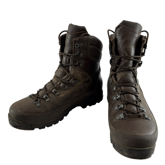 British Army Iturri Brown Cold Wet Weather Combat Boots - Size 9L
