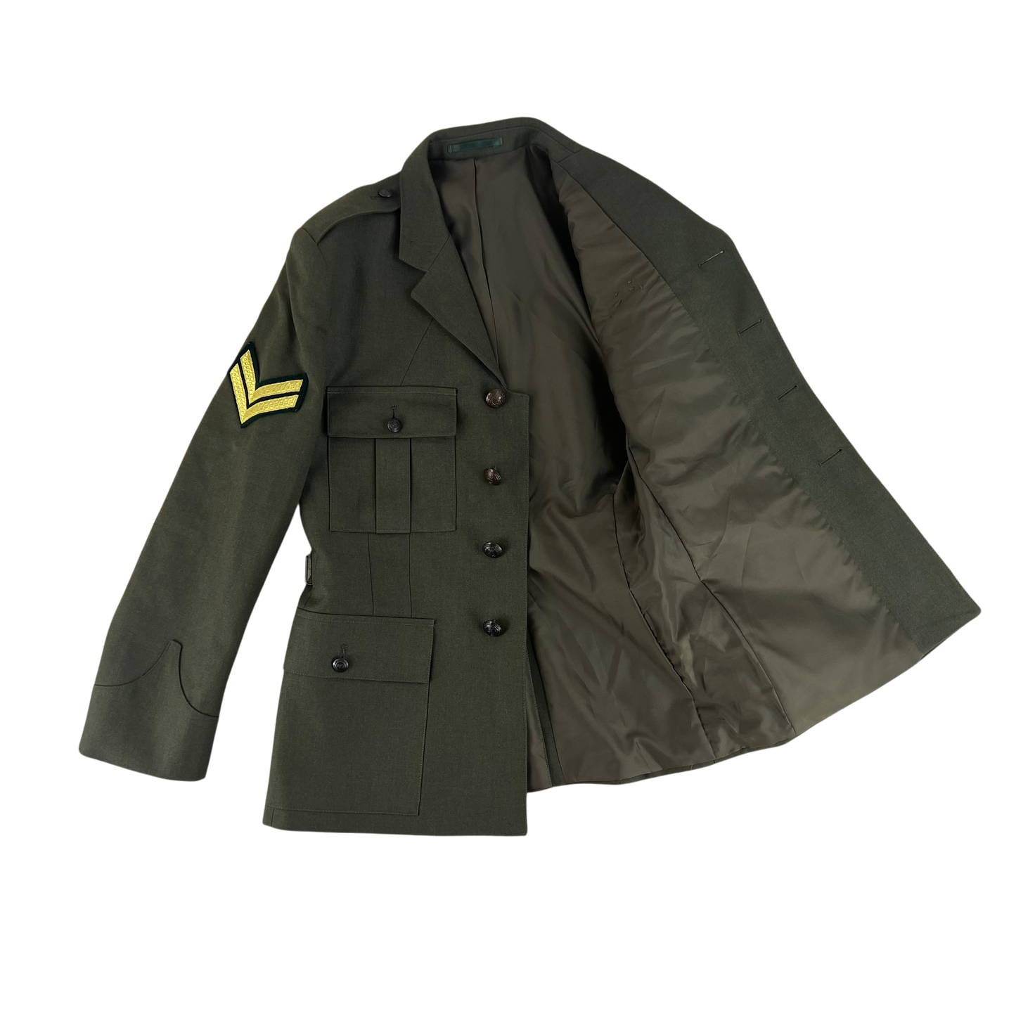 British Royal Marines Lovat No. 1B / 1C Dress Jacket w/ Belt - Medium