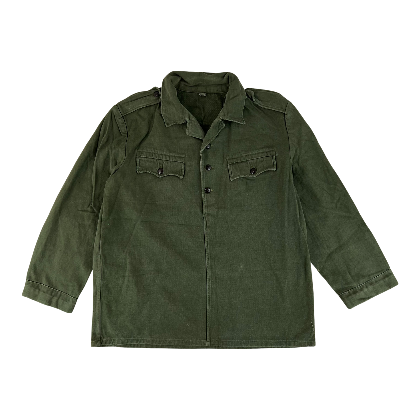 Bulgarian People's Army Olive Green Cossack Shirt - Large