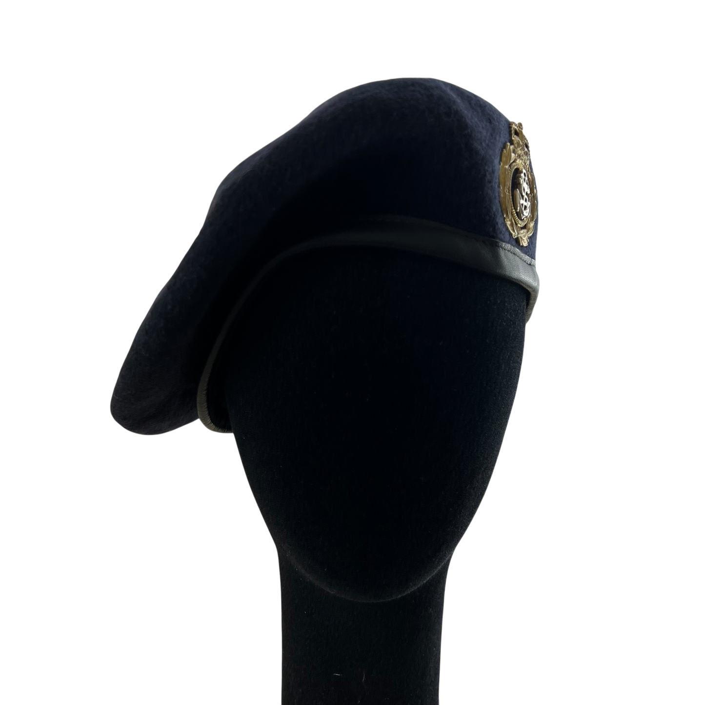 British Royal Navy Beret w/ Badge - Chief Petty Officer - Small 56cm