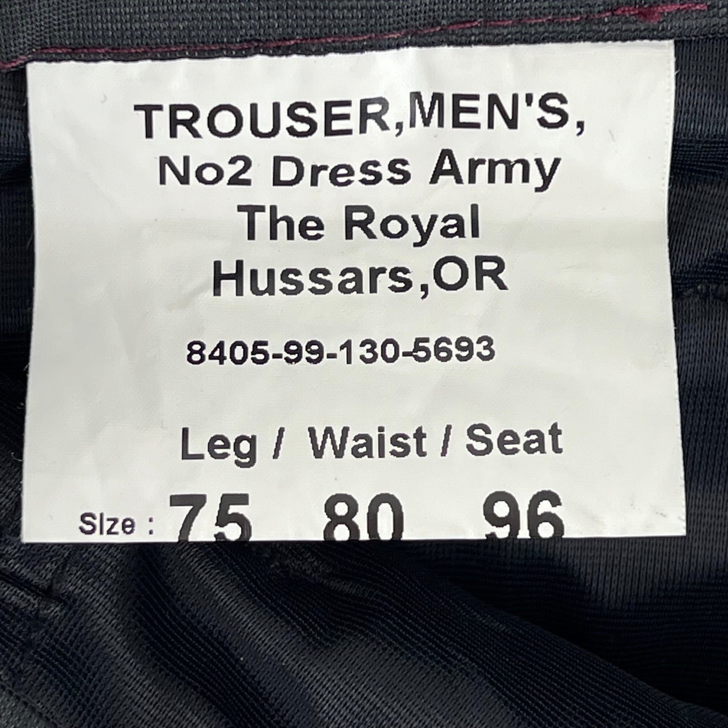 British Army Royal Hussars No. 2 OR Dress Trousers - W31 L29