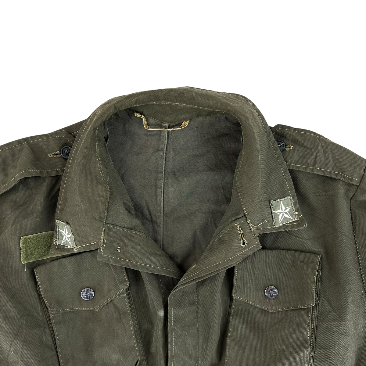 Italian Army Olive Drab Roma 75 Safari Jacket - Medium