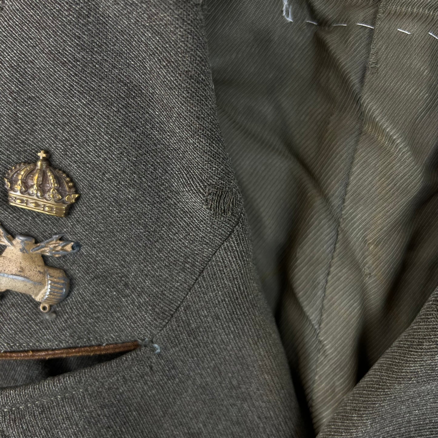 Swedish Army 50s Officer's Dress Jacket - Medium