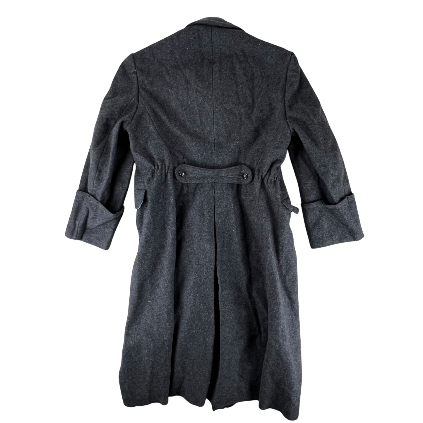 Bulgarian People's Army 70s Grey Wool Greatcoat - Large