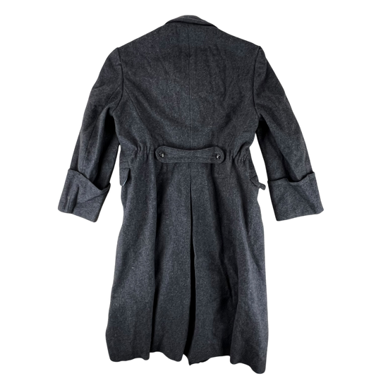 Bulgarian People's Army 70s Grey Wool Greatcoat - Large