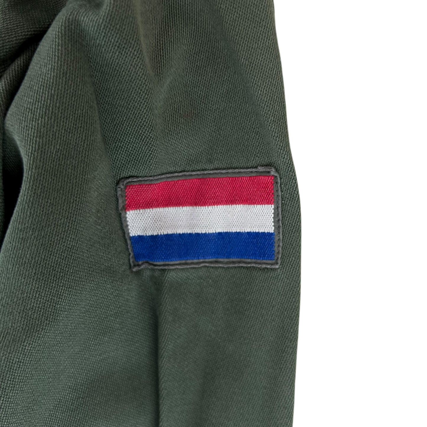 Dutch Army 70s Field Shirt Jacket Green Long Sleeve - Medium