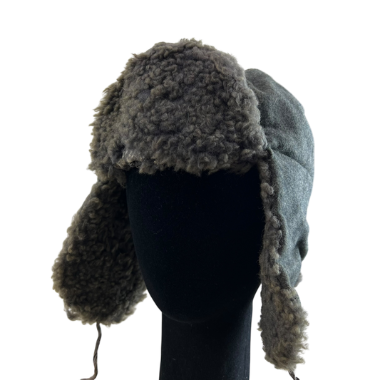 Finnish Army WW2 M39 Wool Ushanka Cap - Small