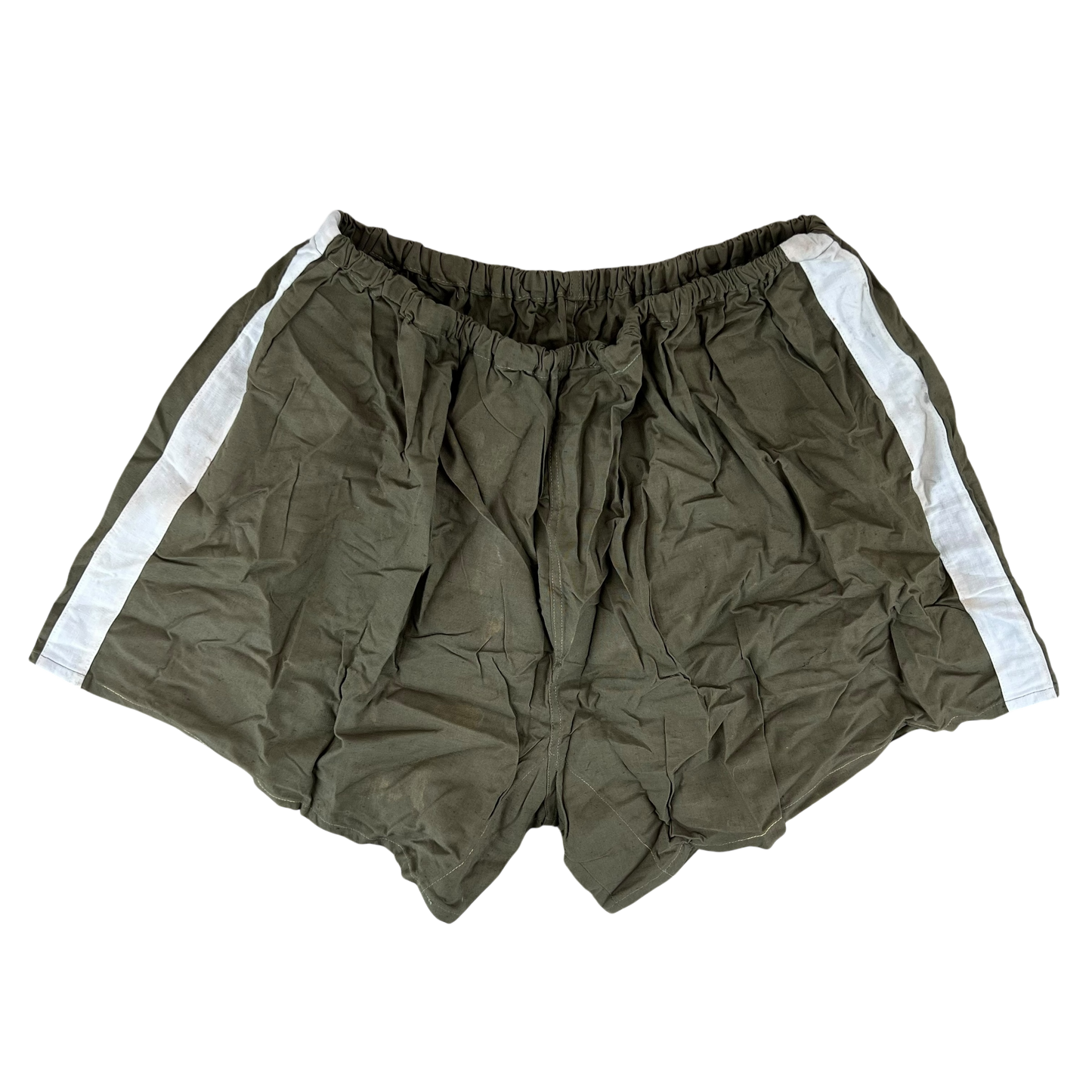 Czechoslovak Army 70's Olive PTI Shorts - Large