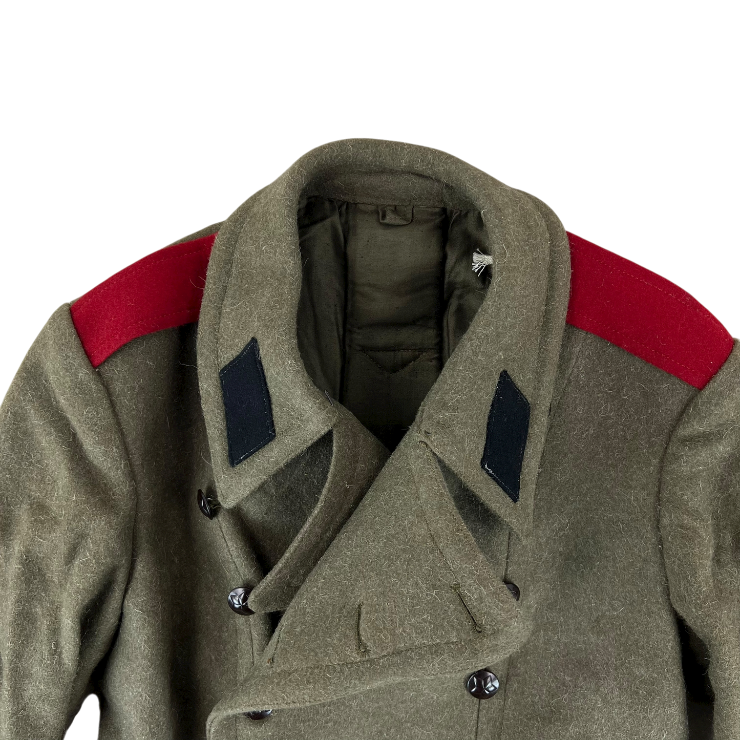 Bulgarian People's Army Khaki Wool Greatcoat - Small