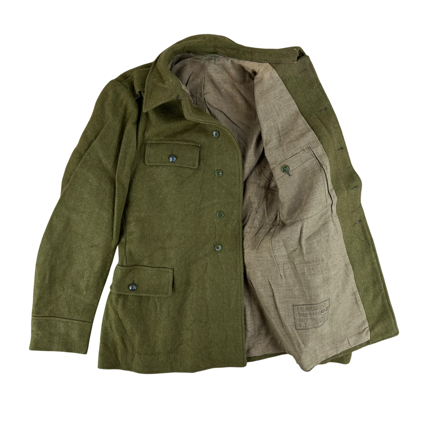 Romanian People's Army Khaki Field Jacket - Small