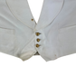 British RAF 40s White Mess Dress Waistcoat - Large