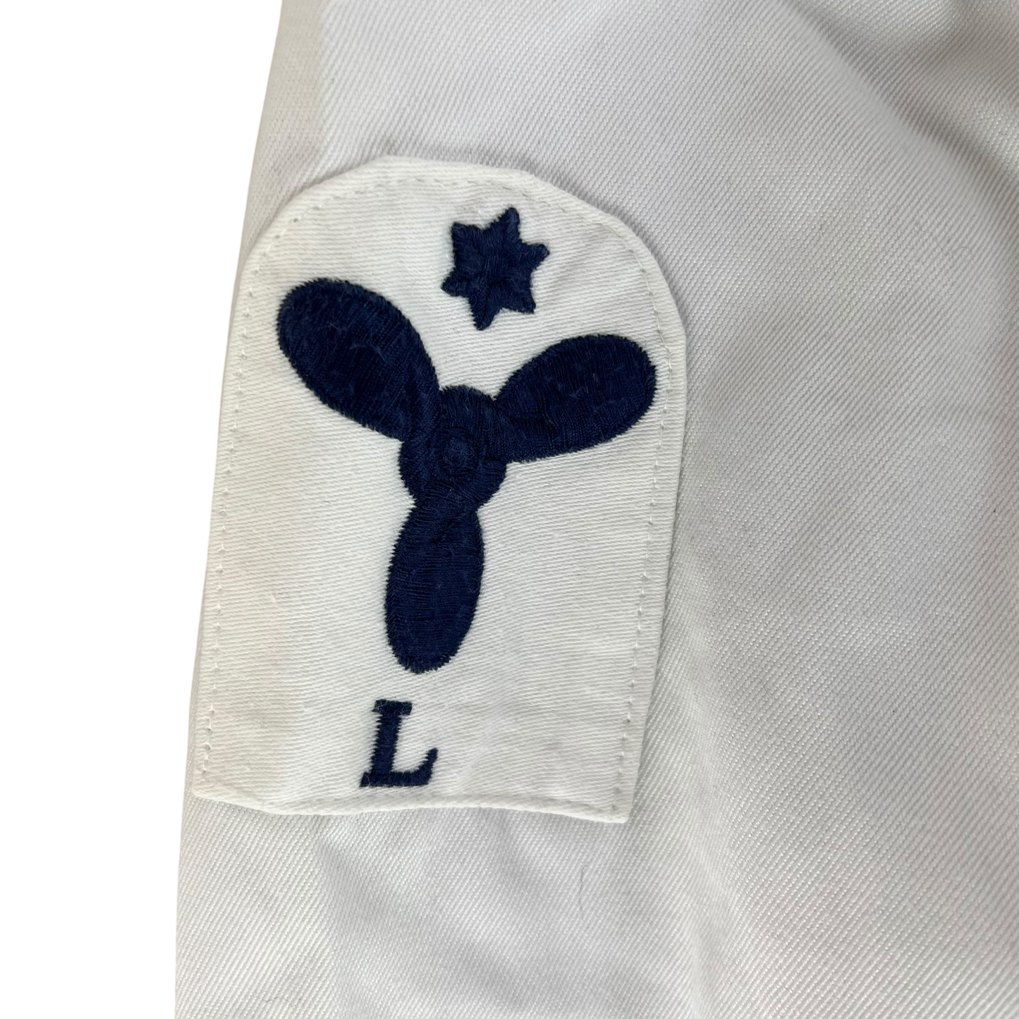 British Royal Navy Class II White Jumper Sailor's Top - Medium 176/100