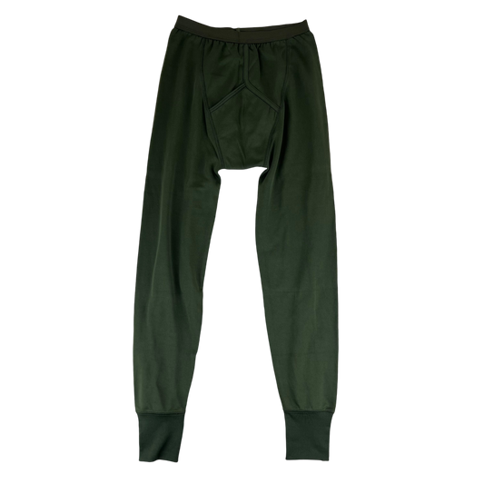 British Army Long Johns Drawers Thermal Olive Green - Medium