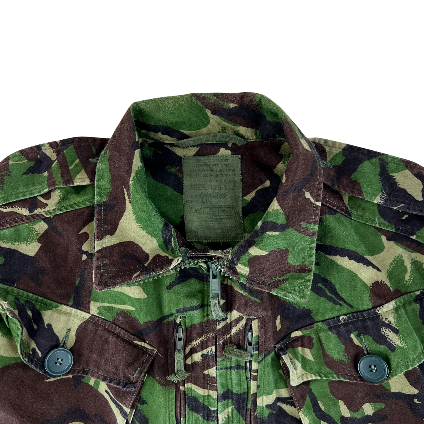 British Army 84 Pattern Woodland DPM Camo Combat Smock - Large 170/112