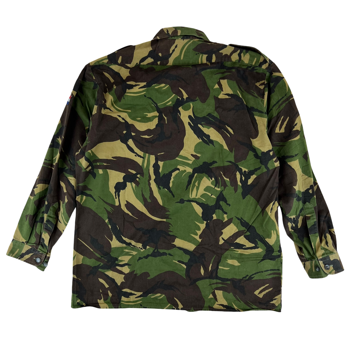 Dutch Army Field Shirt DPM Woodland Camouflage Long Sleeve - Large