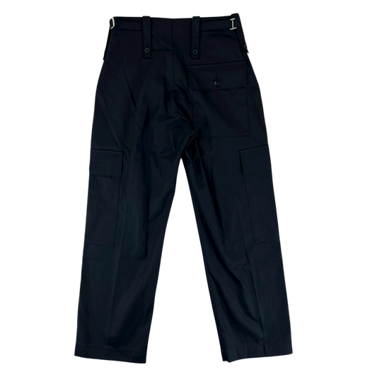 British Army Black Fatigue Work Trousers - W28 L27.5
