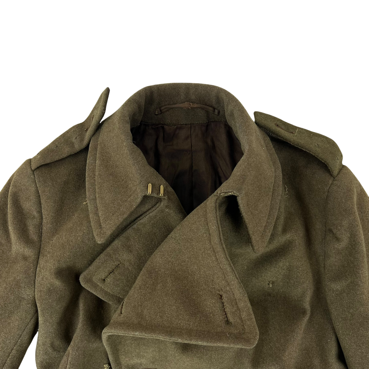 British Army WW2 1940 Pattern Wool Greatcoat - Small