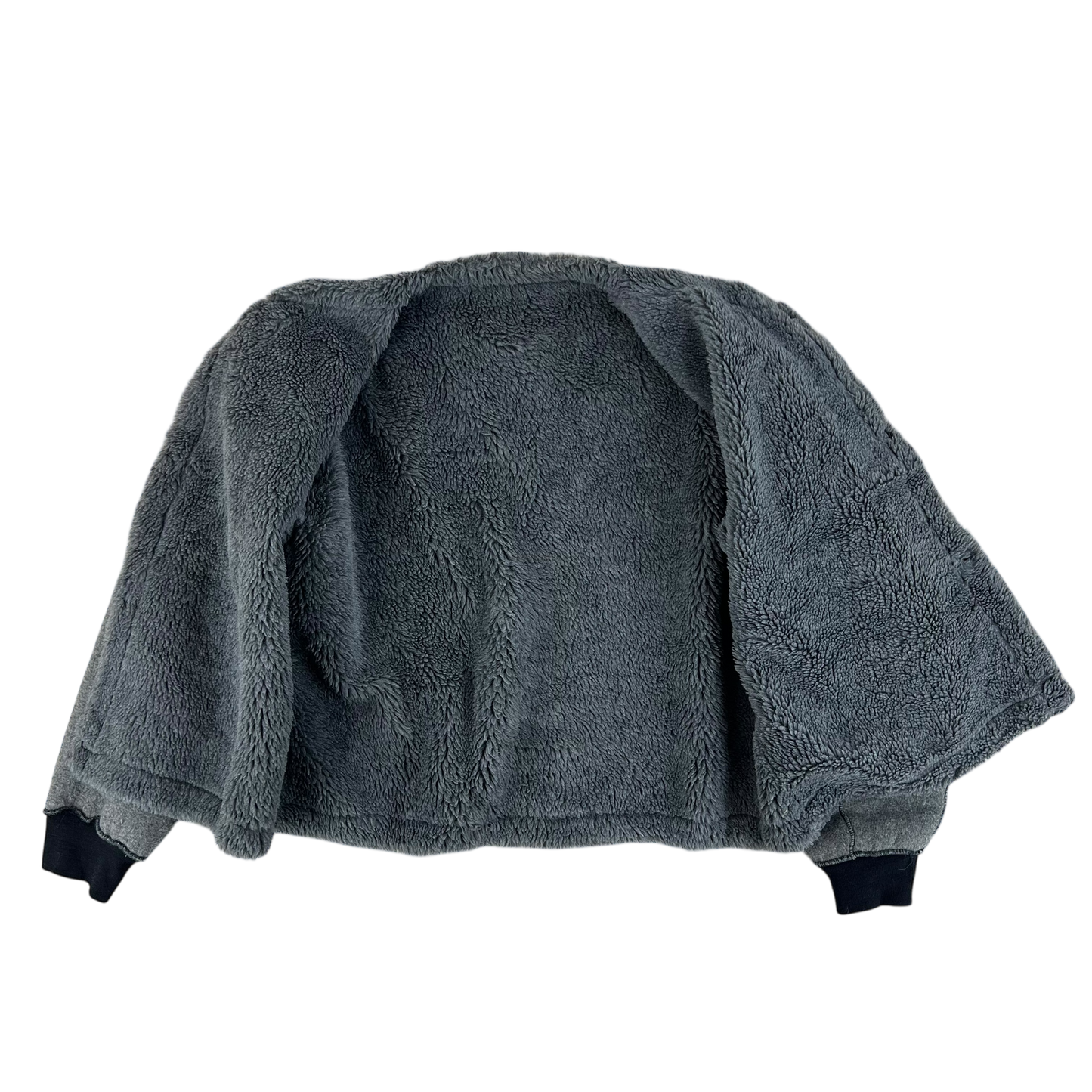 Czechoslovak Army Faux Fur Jacket Liner Cardigan M85 - Large