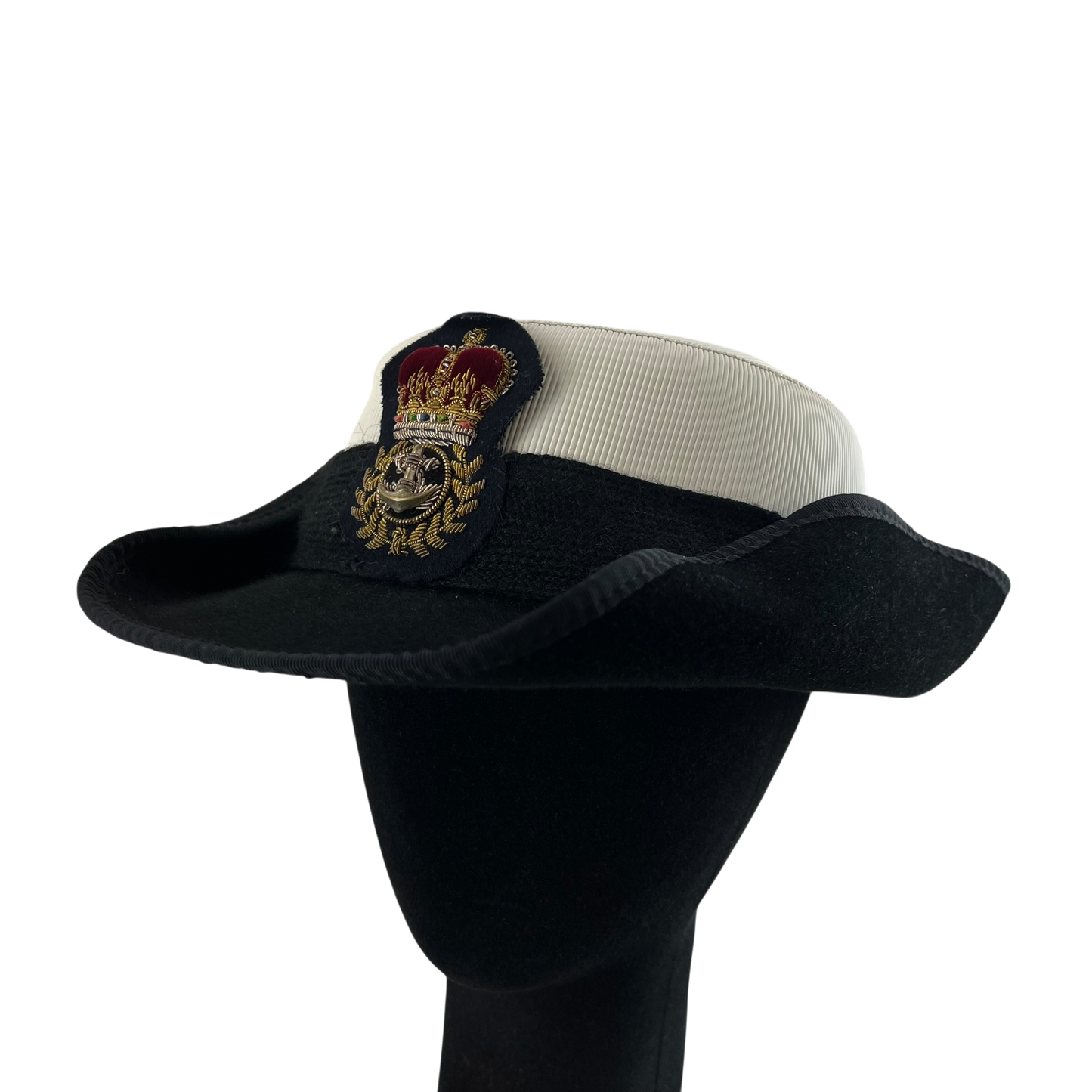 British Royal Navy Women's Officer's Tricorn Dress Cap - X Small 54cm
