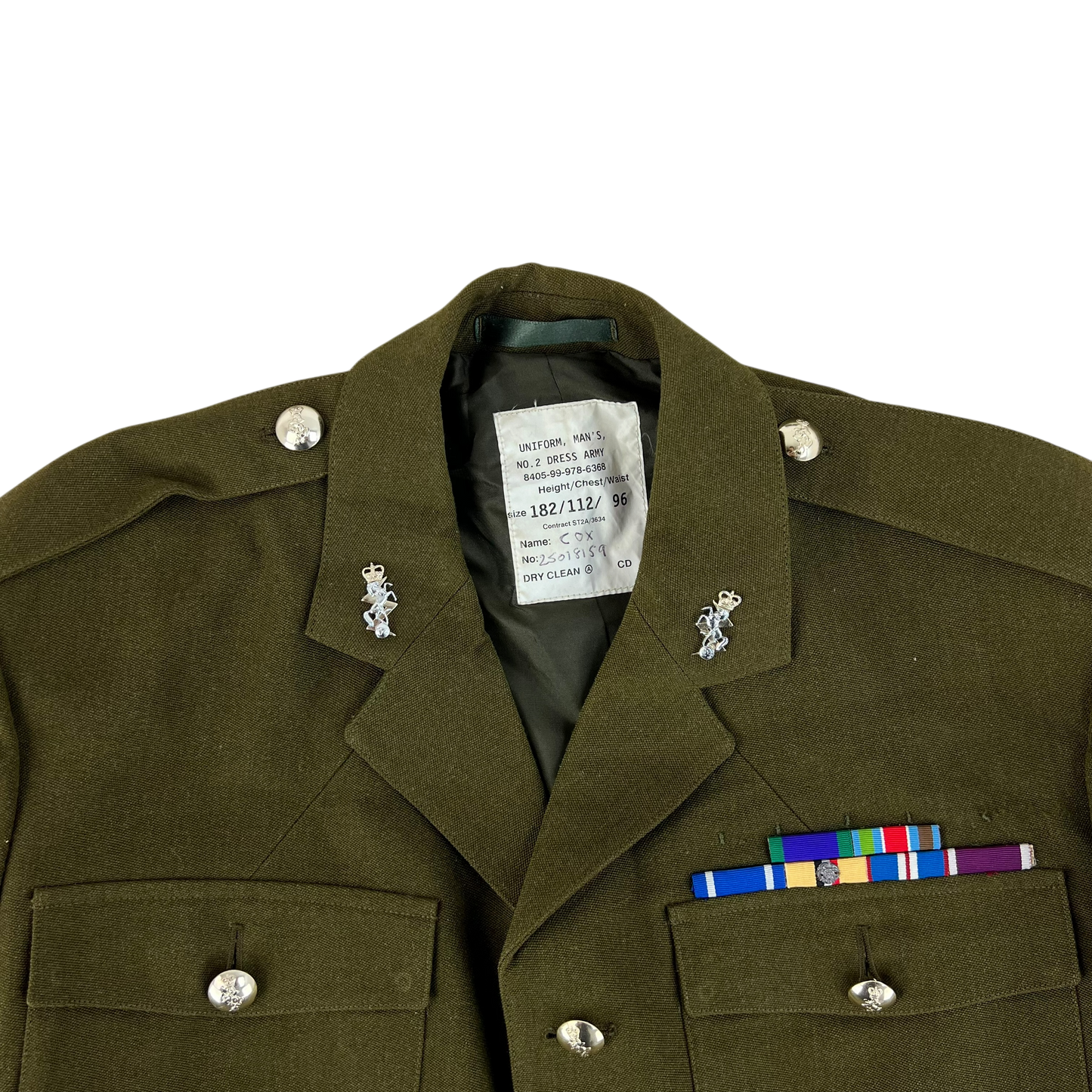 British Army No. 2 Dress Jacket - REME - Large 182/112