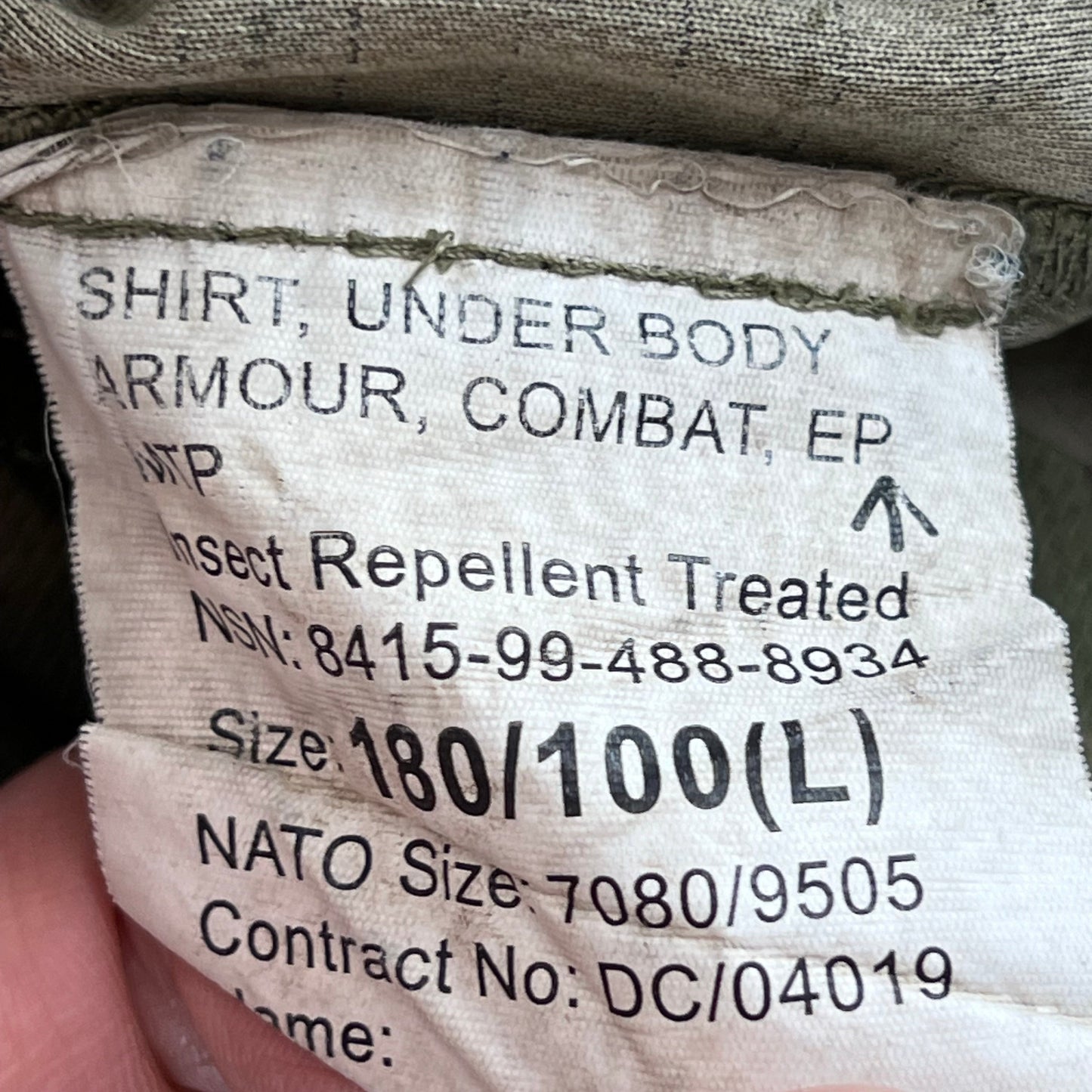 British Army MTP Camouflage MTP Body UBACS Combat Shirt - Large 180/100L