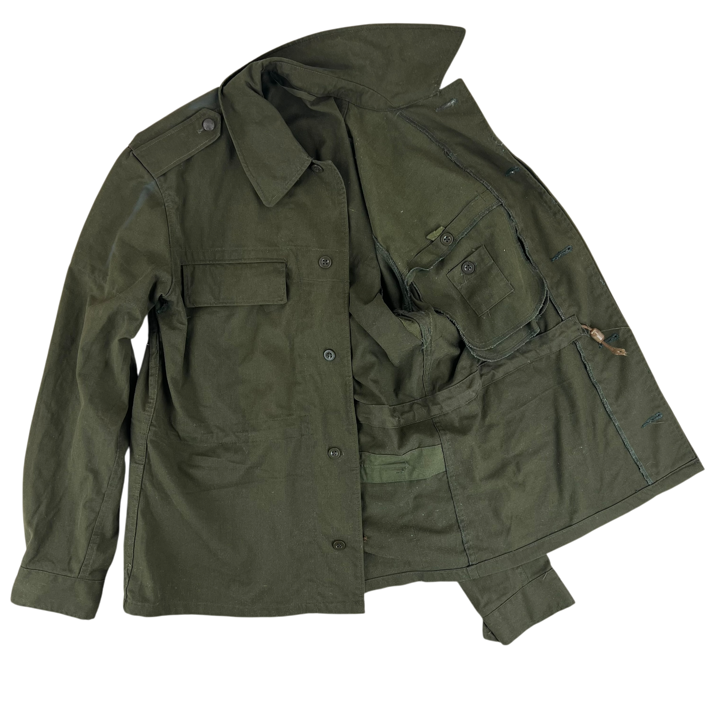 Czechoslovak People's Army Olive Green M85 Field Jacket - Medium