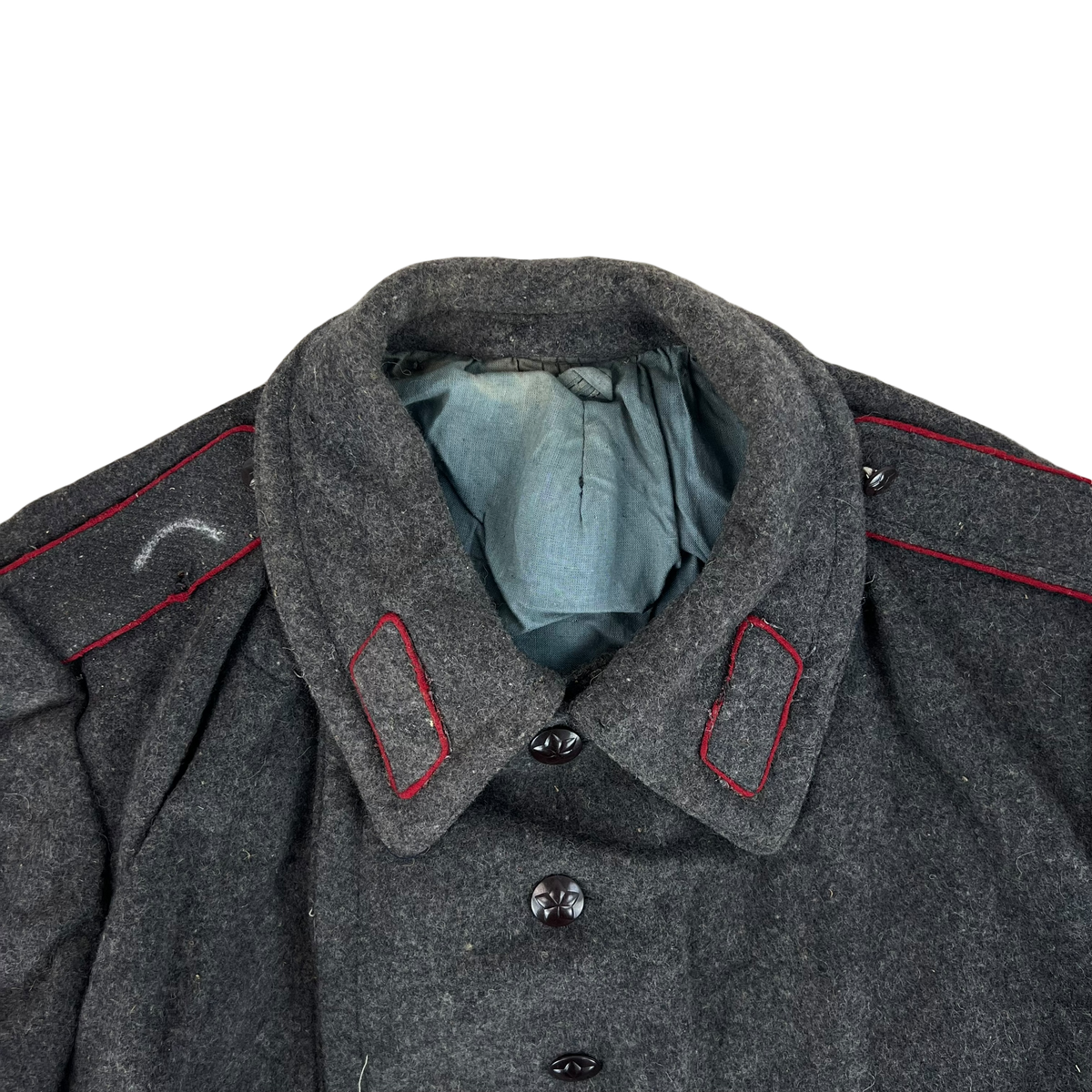 Bulgarian People's Army 70s Grey Wool Greatcoat - Medium