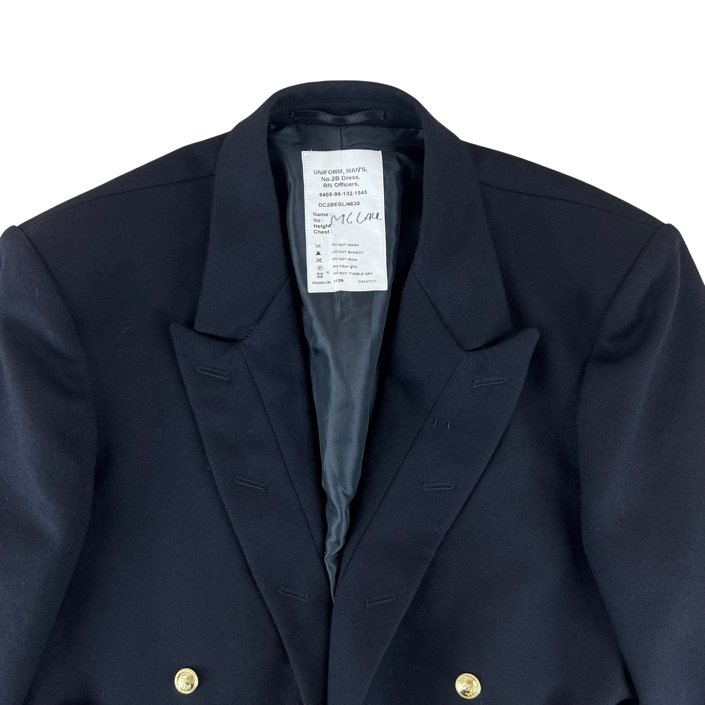 British Royal Navy No. 2B Mess Dress Jacket - Large