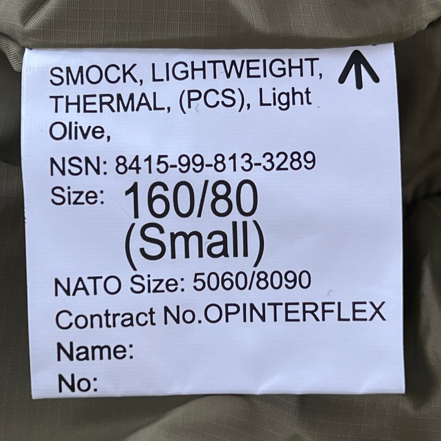 British Army Thermal Buffalo Pullover Smock - Small