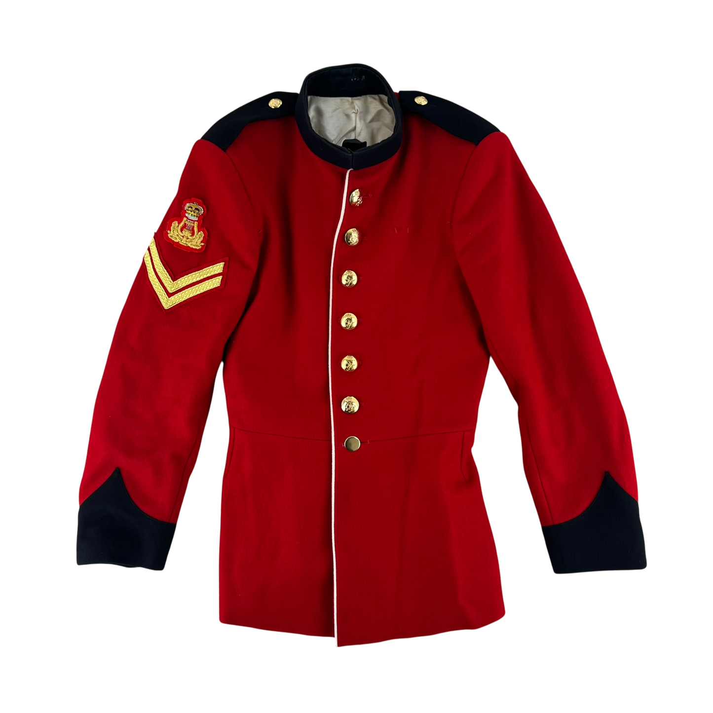 British Army Red Tunic Jacket - Queen's Division Minden Band - Small