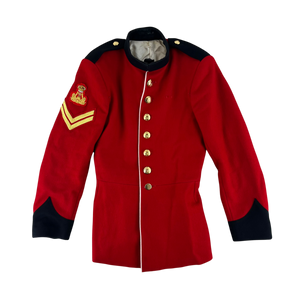 British Army Red Tunic Jacket - Queen's Division Minden Band - Small