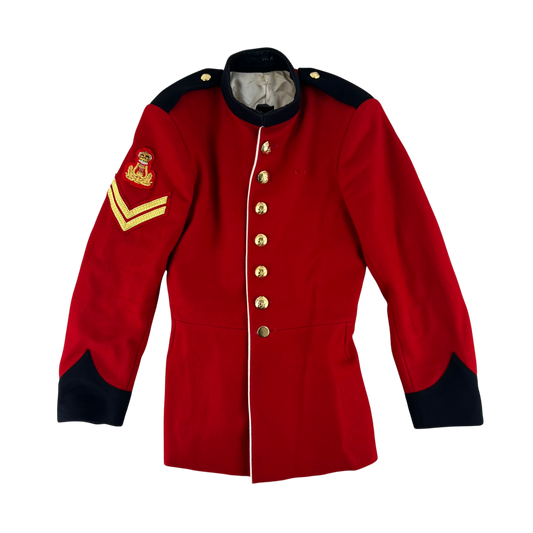 British Army Red Tunic Jacket - Queen's Division Minden Band - Small