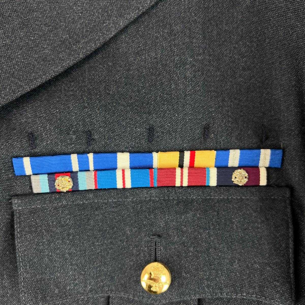 British Royal Air Force No. 1 Dress Jacket w/ Belt - Large 108L