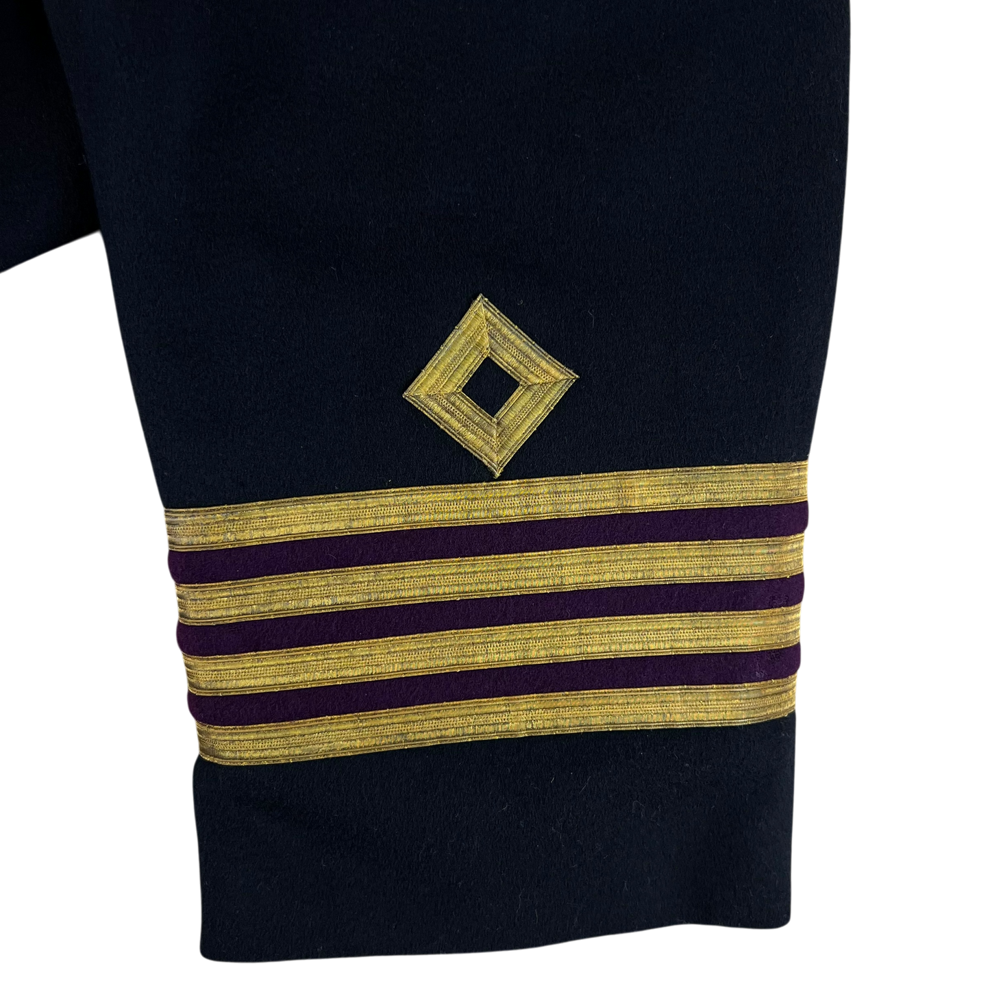 British Royal Navy 70s Mess Dress Jacket - Royal Fleet Auxiliary - Large