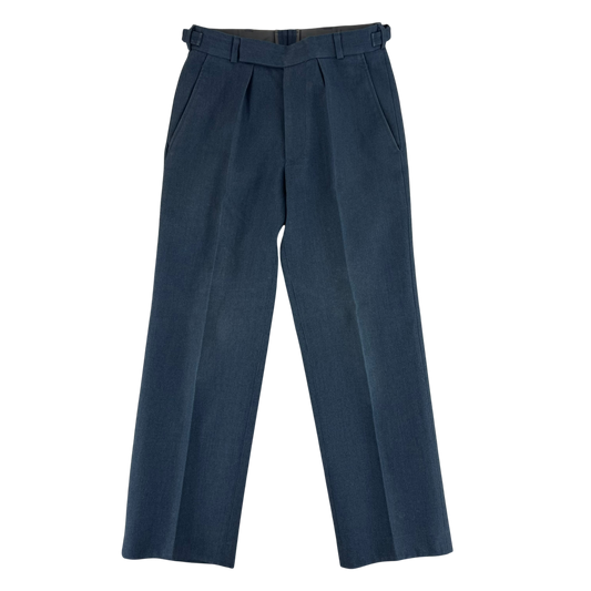 British RAF 72 Pattern Blue-Grey Dress Trousers - W30 L28