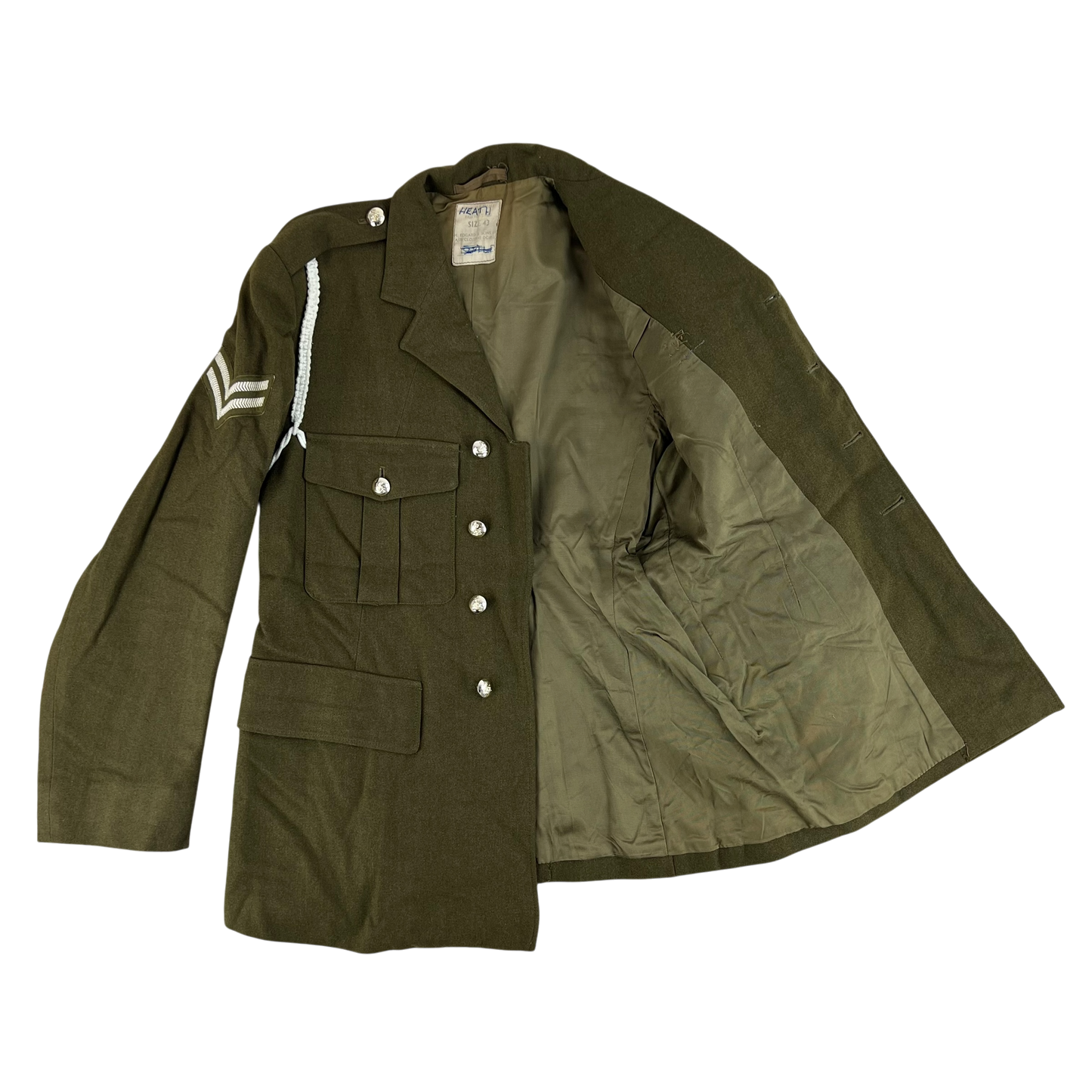 British Army No. 2 Khaki Green Dress Jacket - Royal Artillery - Medium
