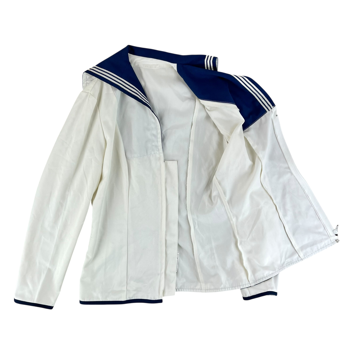 British Royal Navy Women's Class II White Jumper Sailor's Top - Medium 178/96