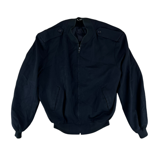 US Navy Black Utility Jacket - Large