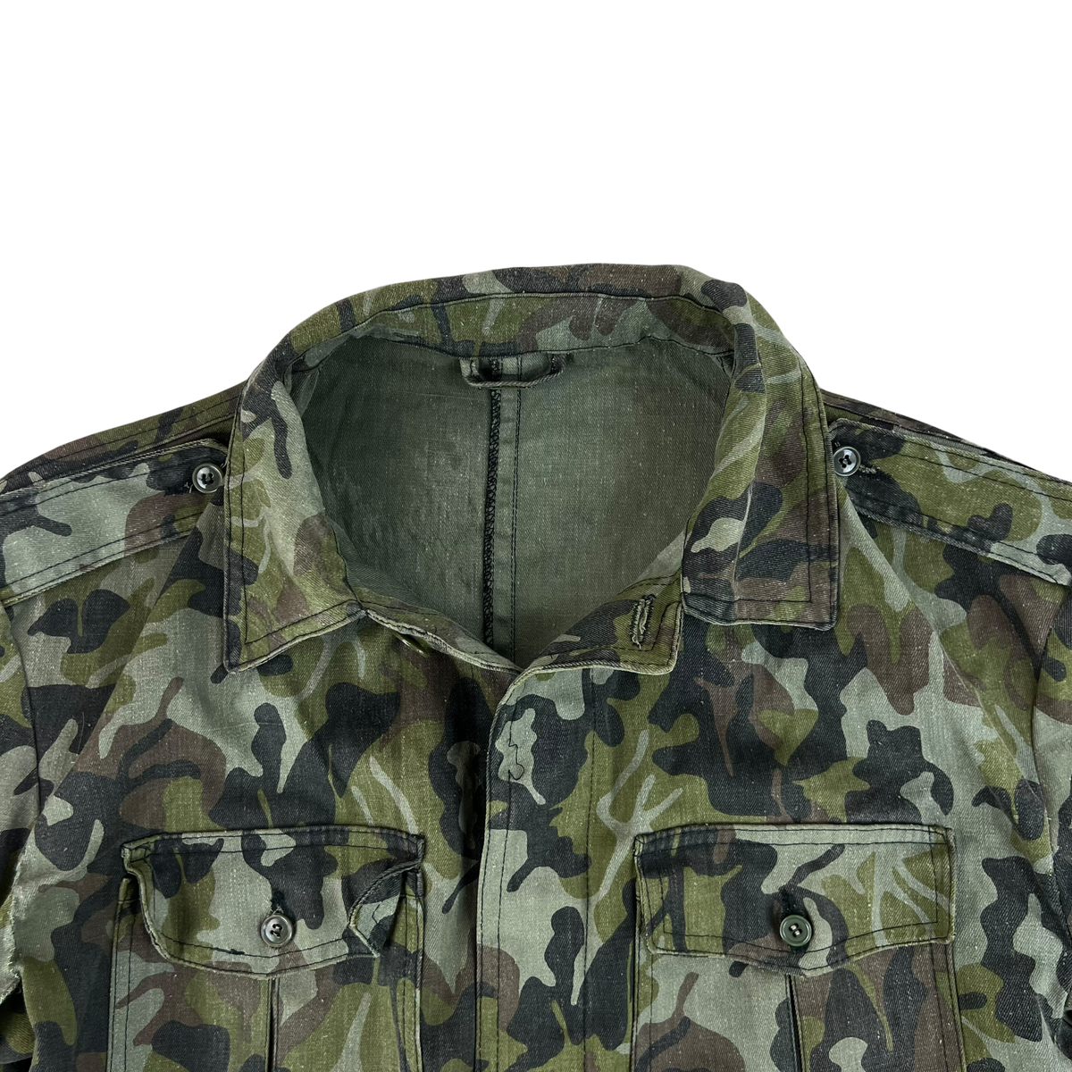 Romanian Army M1990 Leaf Camouflage Jacket - Large