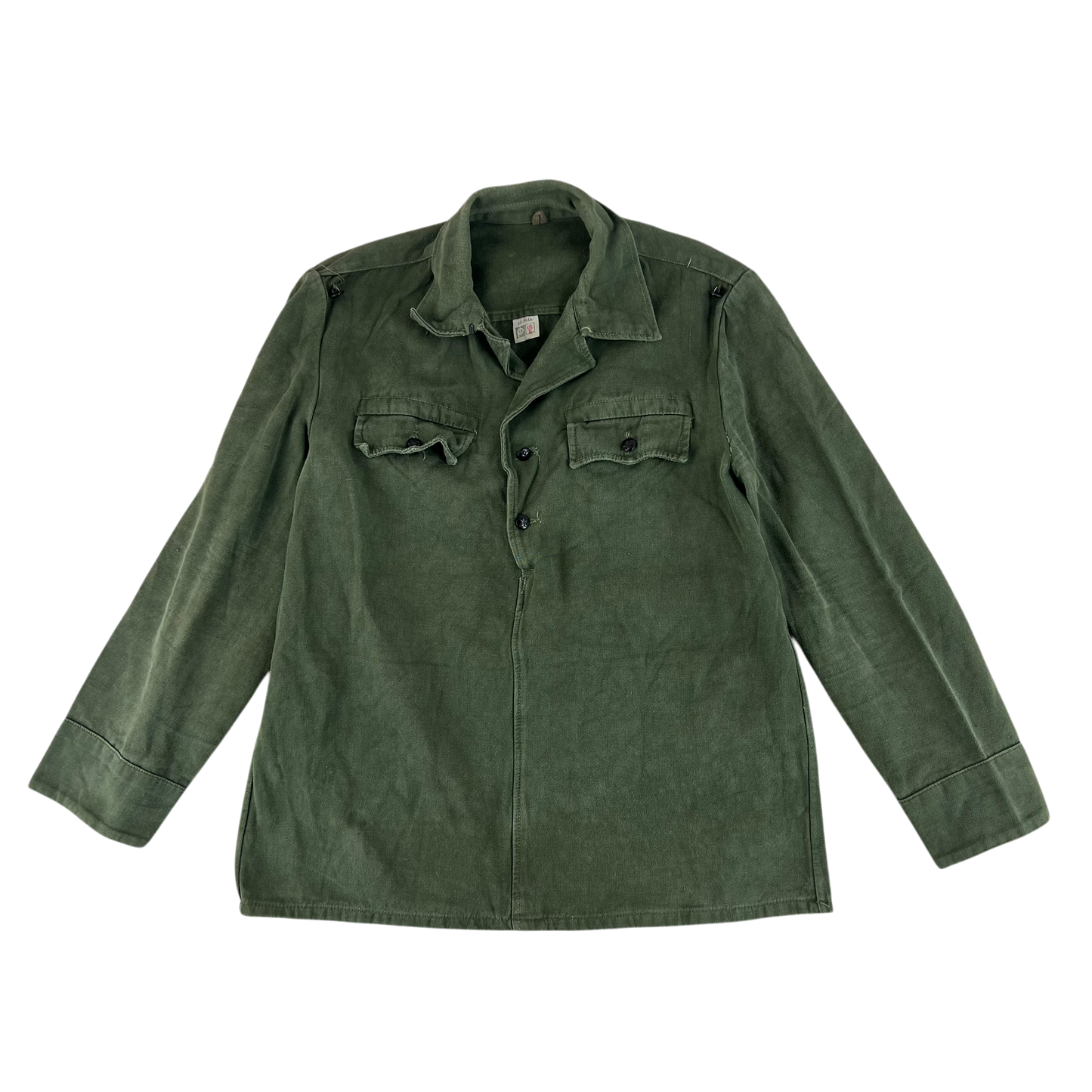 Bulgarian People's Army Olive Green Cossack Shirt - Medium