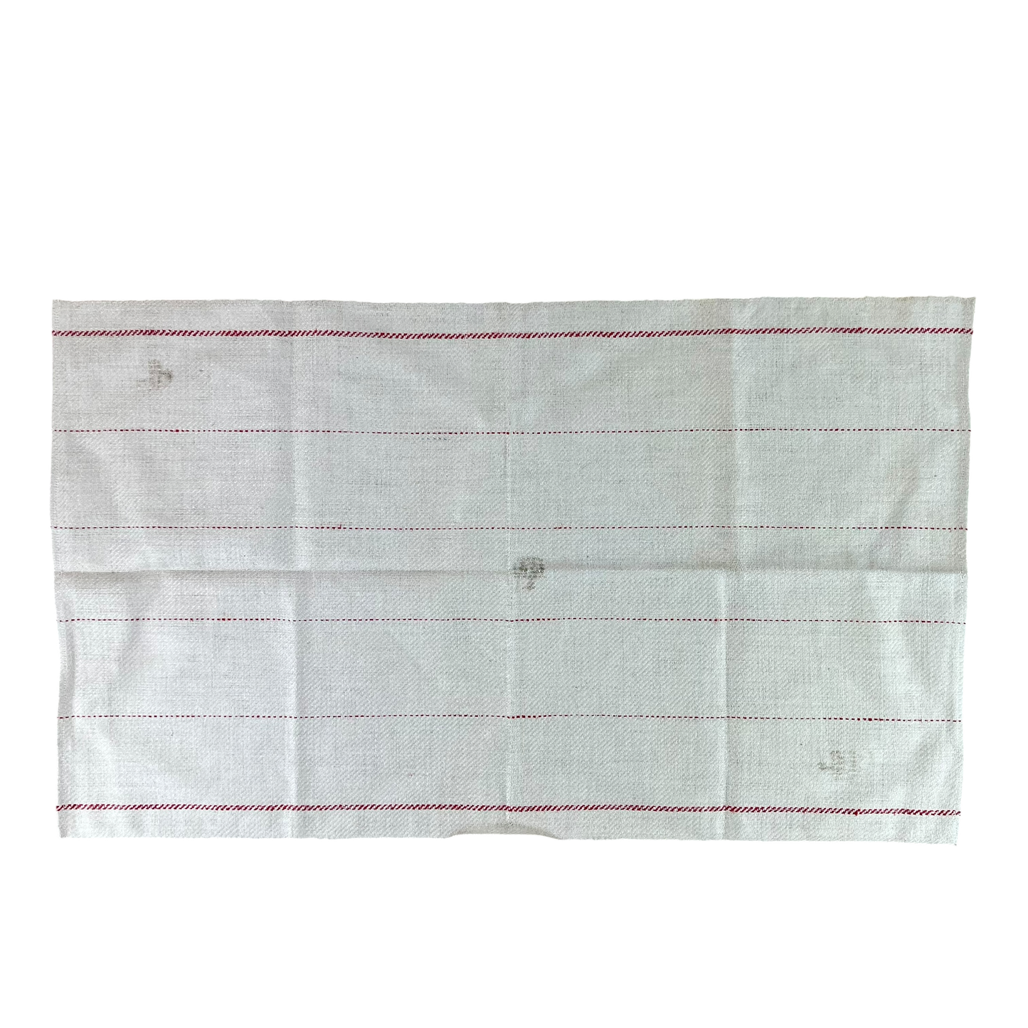 Finnish Army WW2 Cream w/ Red Stipe Tea Towel