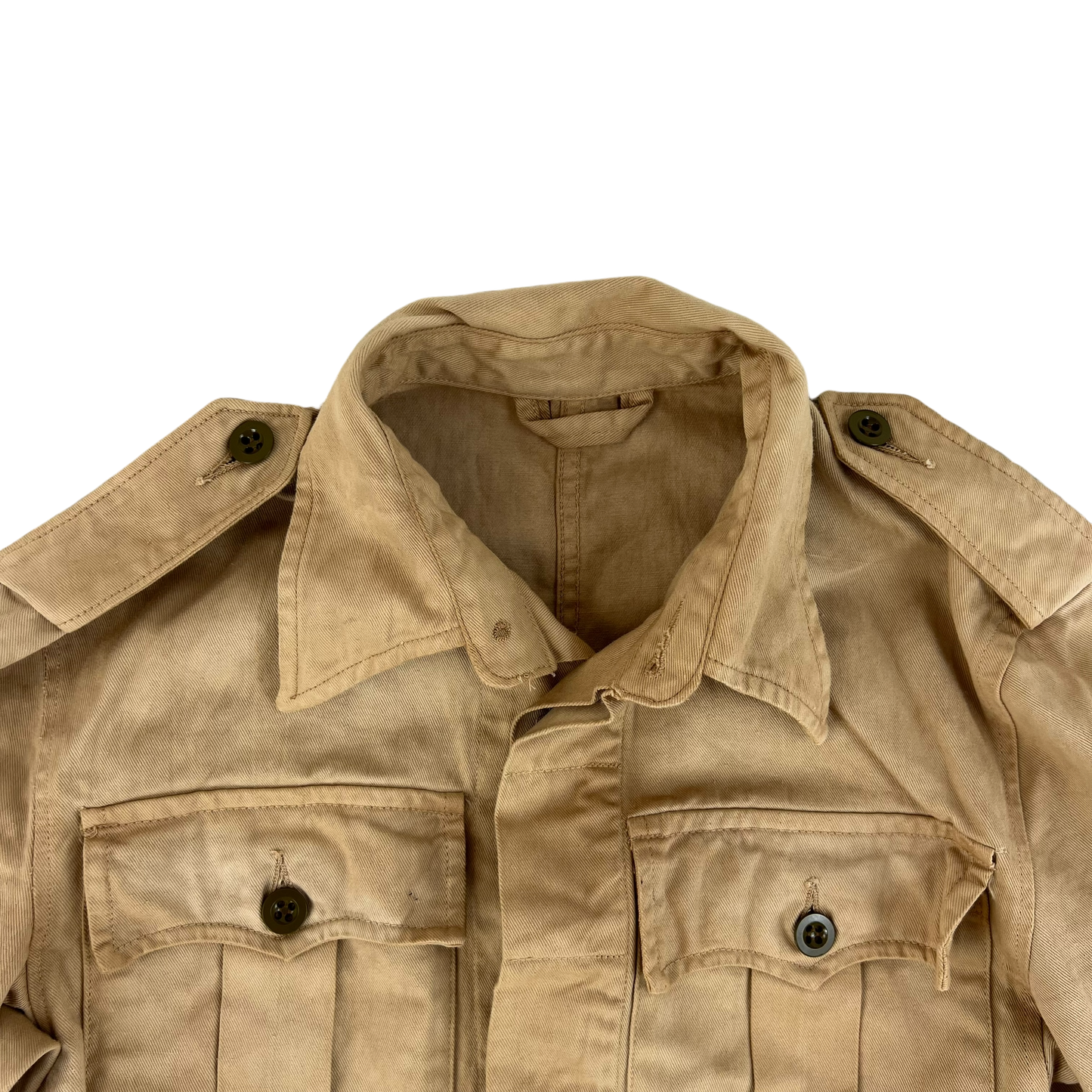 British Army 60s "White" Cotton Drill Coveralls - Medium SIZE 2