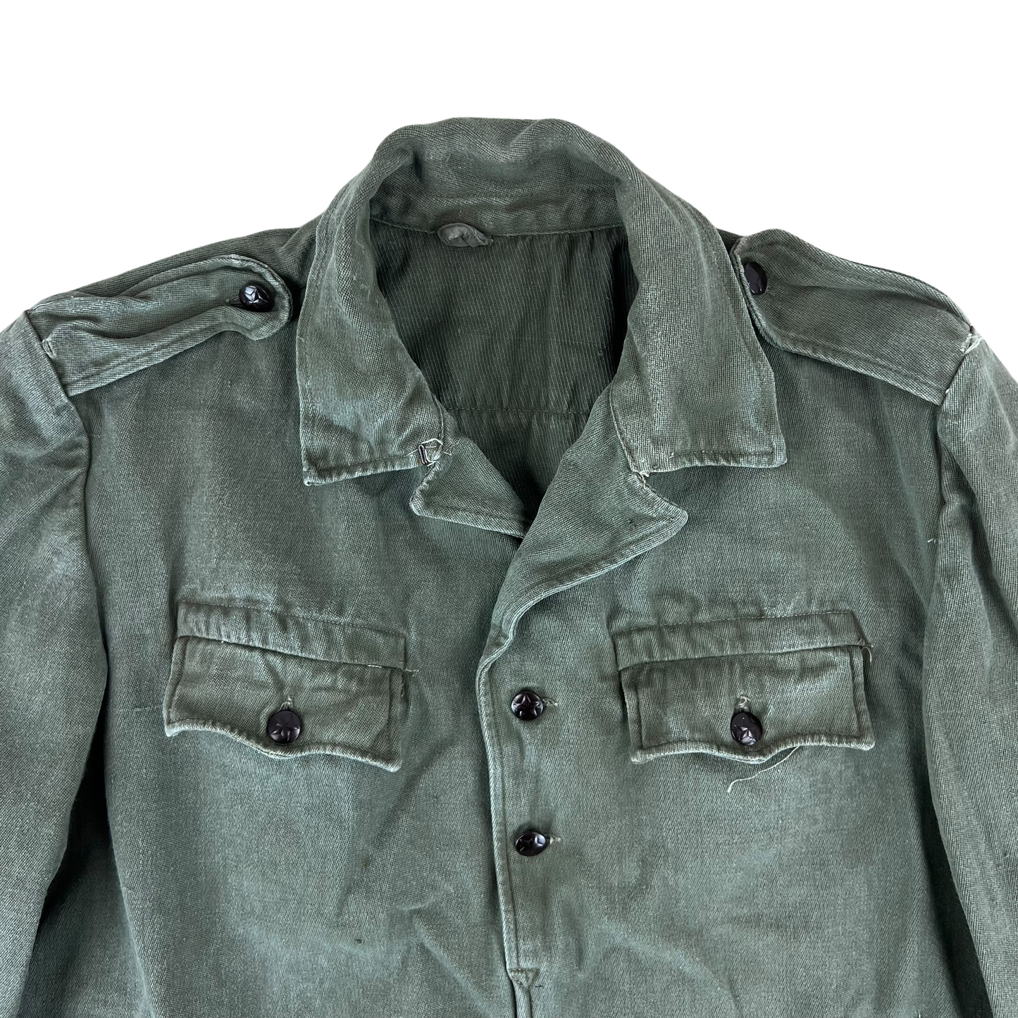 Bulgarian People's Army Olive Drab Cossack Shirt - Medium