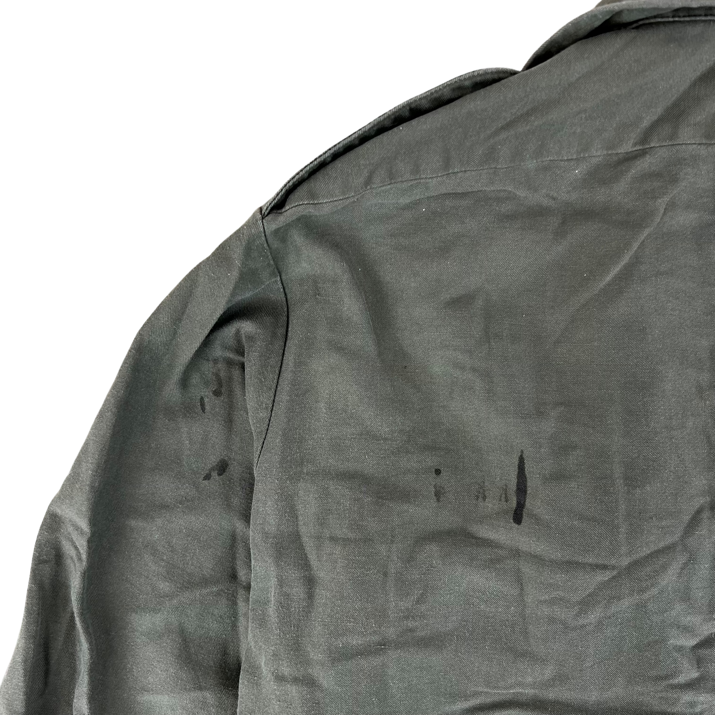 German Army Olive Green Long Sleeve Field Shirt - Large GrNr4