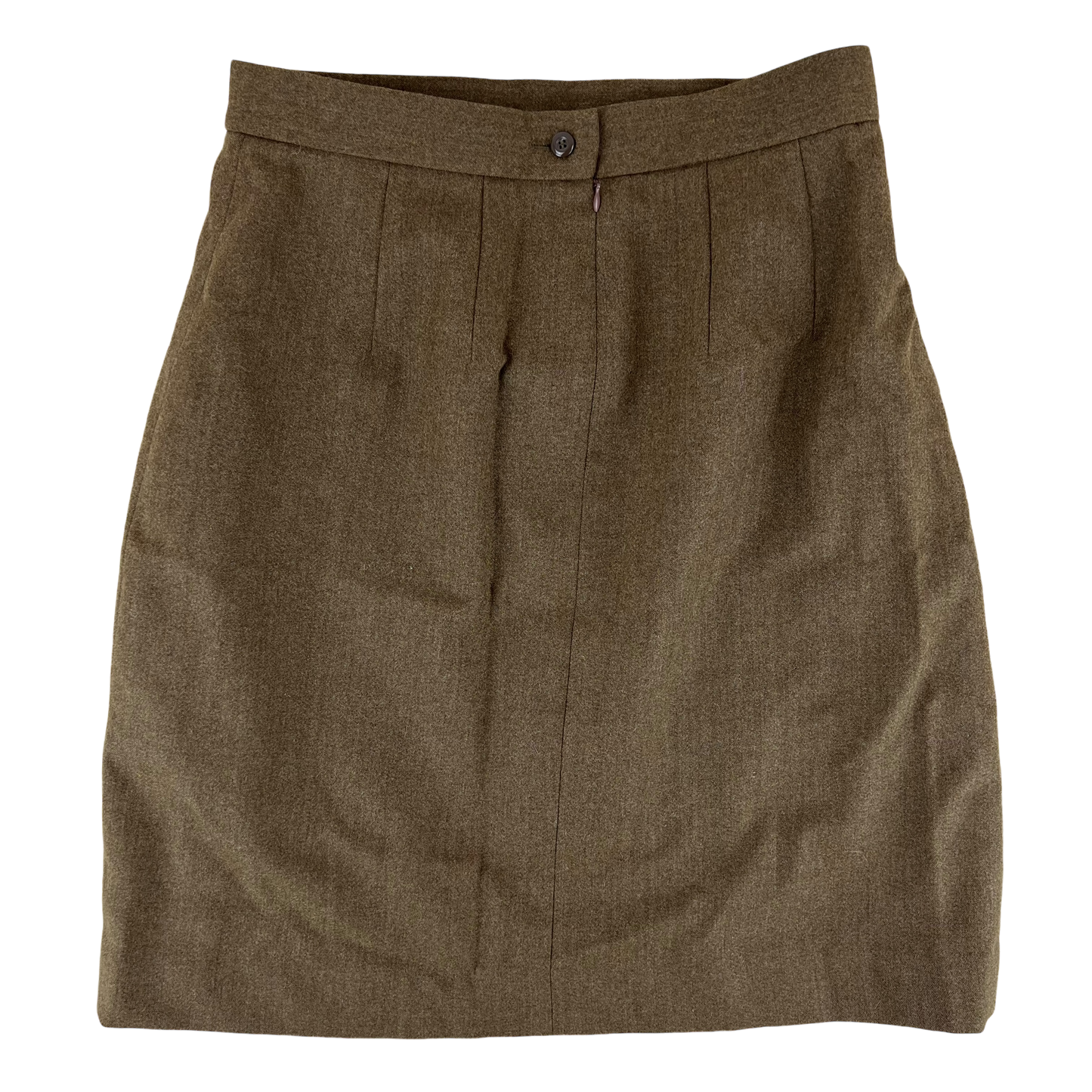 British Army Women's Barracks Brown Ceremonial FAD No. 2 Dress Skirt - W32 L25