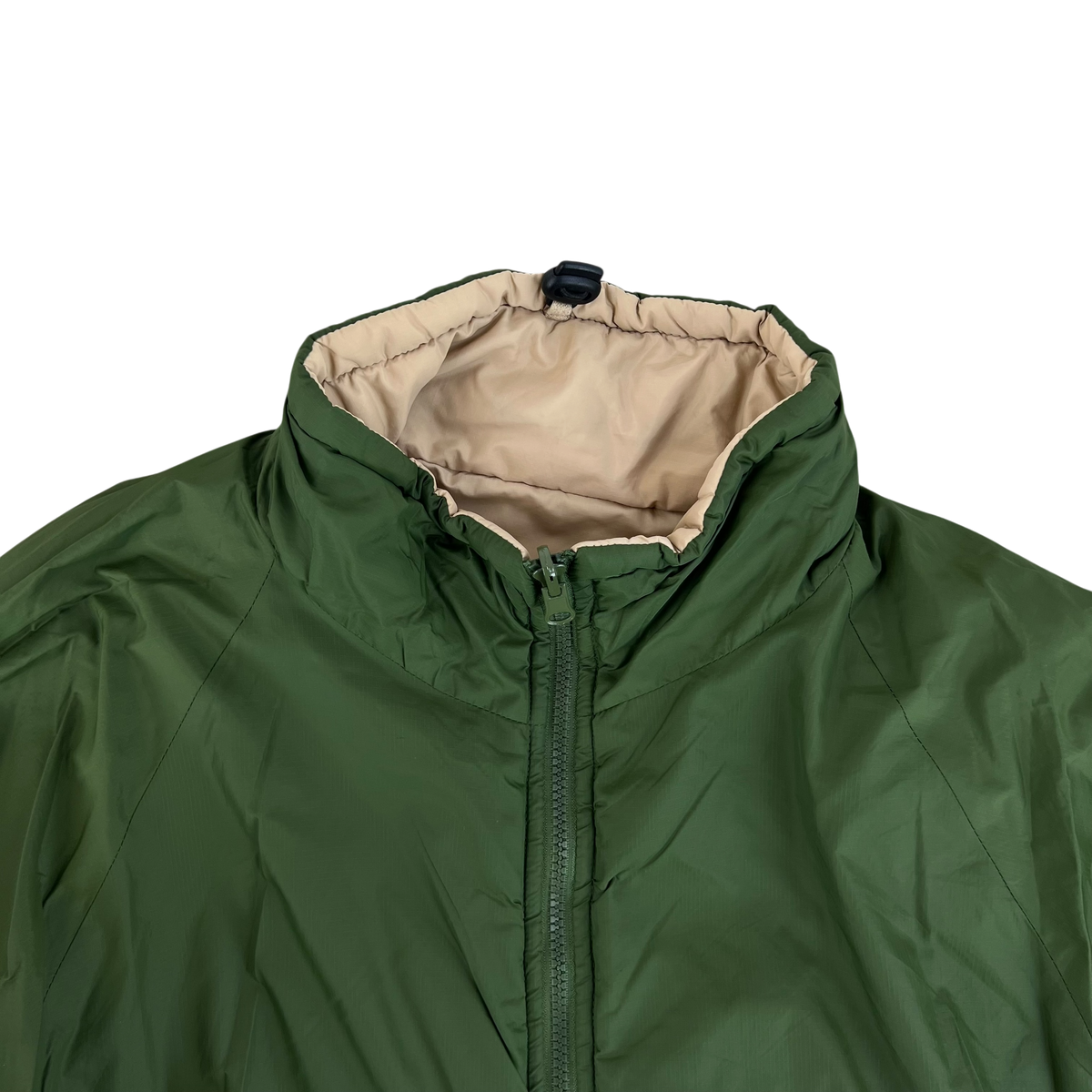 British Army Reversible Thermal Olive Green / Tan Quilted Jacket - Large