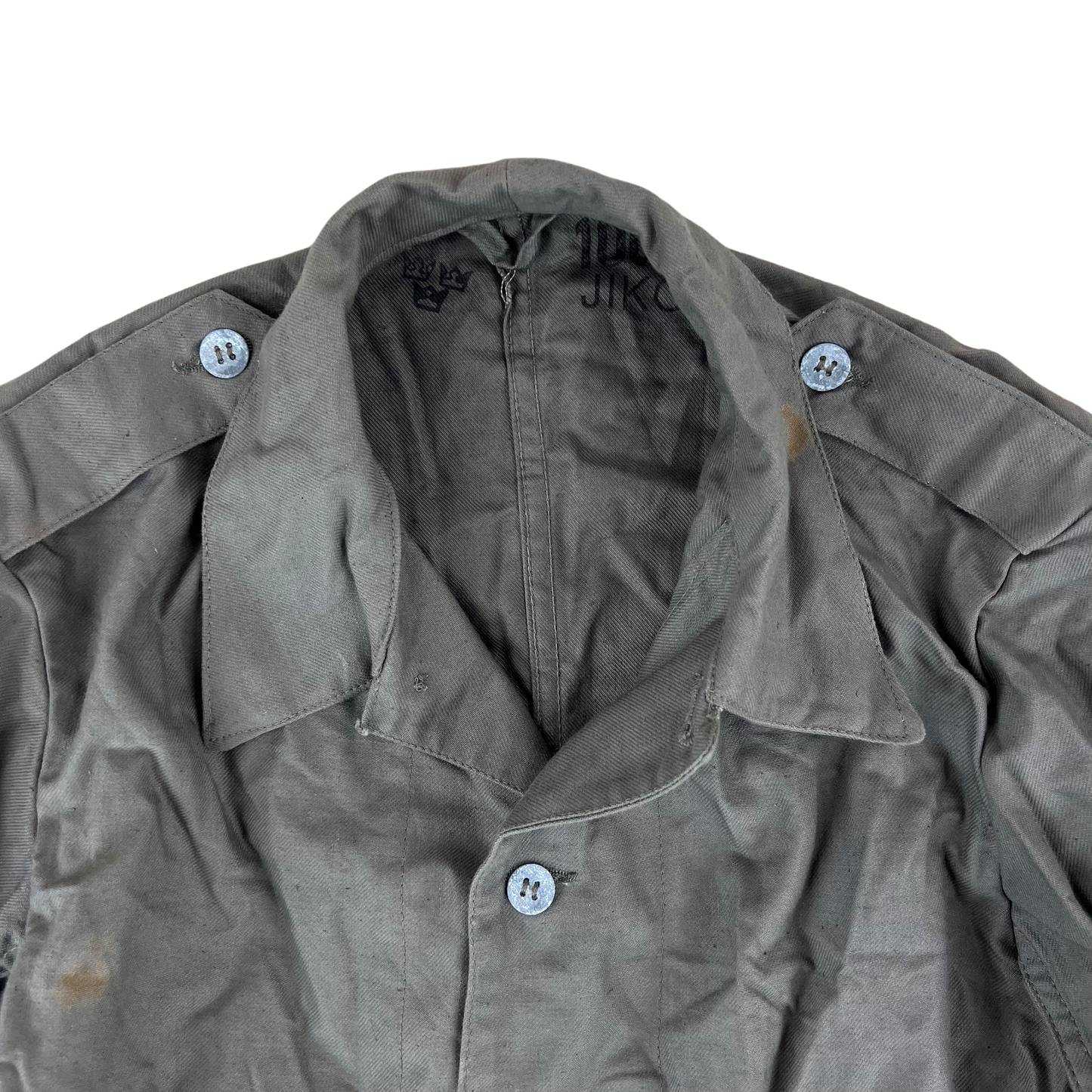 Swedish Army M40 "Grötrock" Brown Work Jacket - Medium