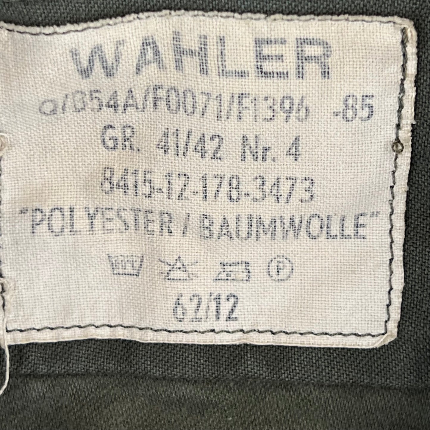 German Army Olive Green Long Sleeve Field Shirt - Large GrNr4