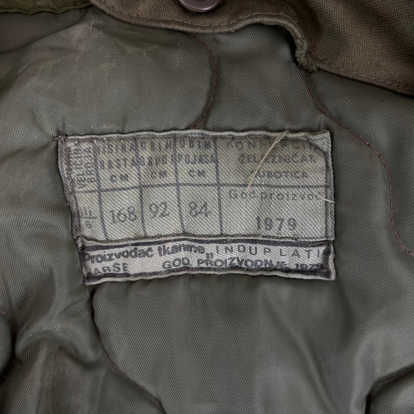 Yugoslav Army Parka w/ Winter Liner M77 Olive Green JNA - Medium